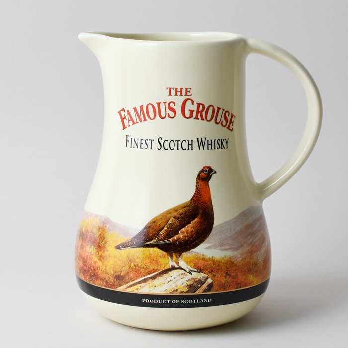 ビンテージ ウイスキージャグ CASTLE CERAMICS 社製 FAMOUS GROUSE 1960年代