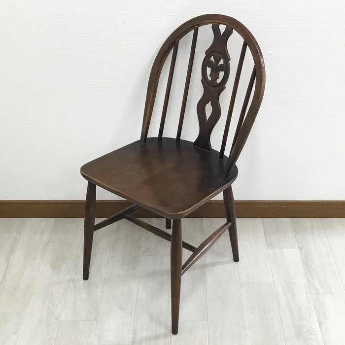 ビンテージダイニングチェア ERCOL アーコール社 シズルバックチェア 1960-80年代 - 輸入・アンティーク雑貨「ANTRO」