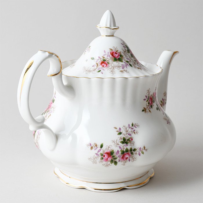 ビンテージ ティーポット ROYAL ALBERT ロイヤルアルバート LAVENDER ROSE ラベンダーローズ 1961-2009年 - 輸入・ アンティーク雑貨「ANTRO」