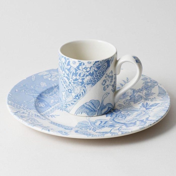 Burleigh バーレイ　ブルー エングレイバーズ 22cm 2枚セット Burleigh バーレイ ブルー エングレイバーズ 22cm 2枚セット