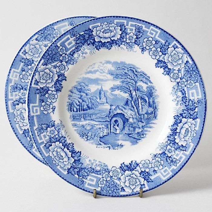 ビンテージ ケーキプレート2枚セット BARRATT'S OF STAFFORDSHIRE