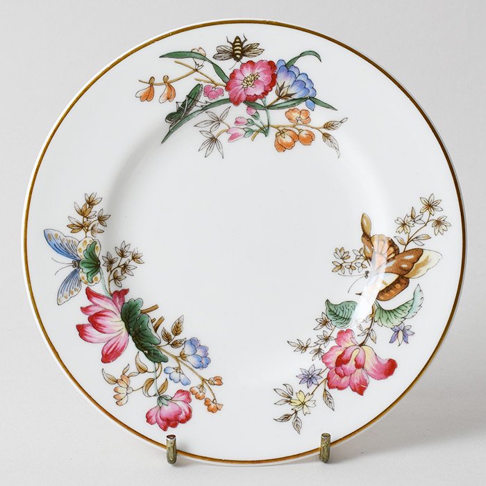 ビンテージトリオ WEDGWOOD SANDON 花とみつばちと蝶のトリオ 1950-60年代 - 輸入・アンティーク雑貨「ANTRO」