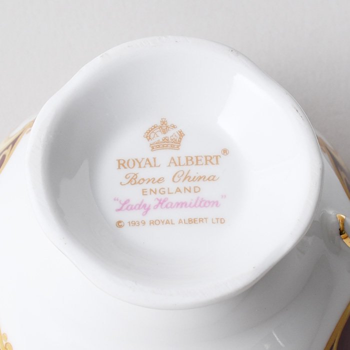 ビンテージトリオ ROYAL ALBERT ロイヤルアルバート LADY HAMILTON レディーハミルトン 1939-1999年 -  輸入・アンティーク雑貨「ANTRO」