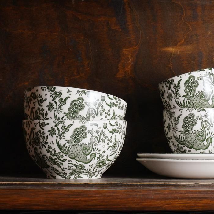 Burleigh バーレイ ブラックリーガルピーコックシュガーボウルL 2個 Burleigh バーレイ ブラックリーガルピーコックシュガーボウルL