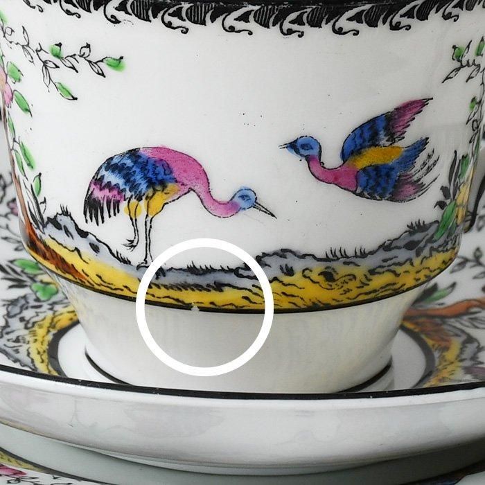 ビンテージトリオ MELBA CHINA メルバ社 手描きのオリエンタル