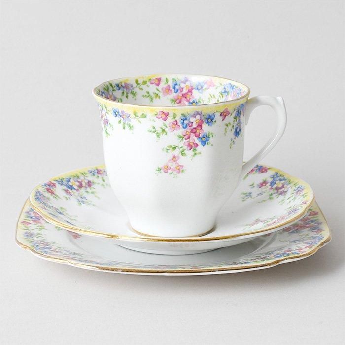 ビンテージトリオ ROYAL ALBERT CROWN CHINA ロイヤルアルバート