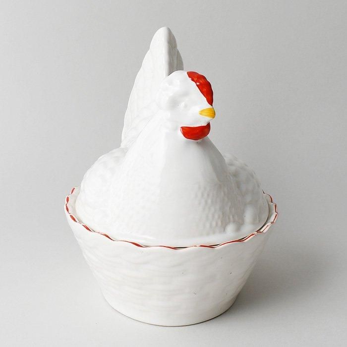 ビンテージ HEN-ON-NEST ニワトリ型卵容器 WESTFIELD ART