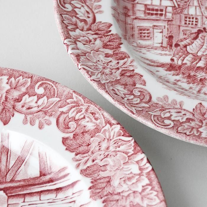 ビンテージ ケーキプレート2枚セット ENGLISH IRONSTONE TABLEWARE