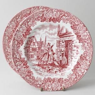 ビンテージ ケーキプレート2枚セット ENGLISH IRONSTONE ビンテージ ケーキプレート2枚セット ENGLISH IRONSTONE
