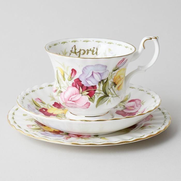 ビンテージトリオ ROYAL ALBERT ロイヤルアルバート Flower of the