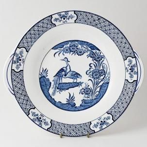 アンティーク、ブルーアンドホワイトの皿 ビンテージBlue＆White - 輸入・アンティーク雑貨「ANTRO」