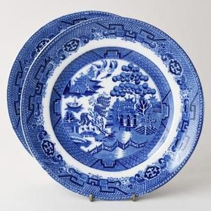 ӥơ 滮2祻å<br>CROWN POTTERY  饦ݥ꡼ BLUE WILLOW<br>1875-1903ǯƼž<img class='new_mark_img2' src='https://img.shop-pro.jp/img/new/icons13.gif' style='border:none;display:inline;margin:0px;padding:0px;width:auto;' />