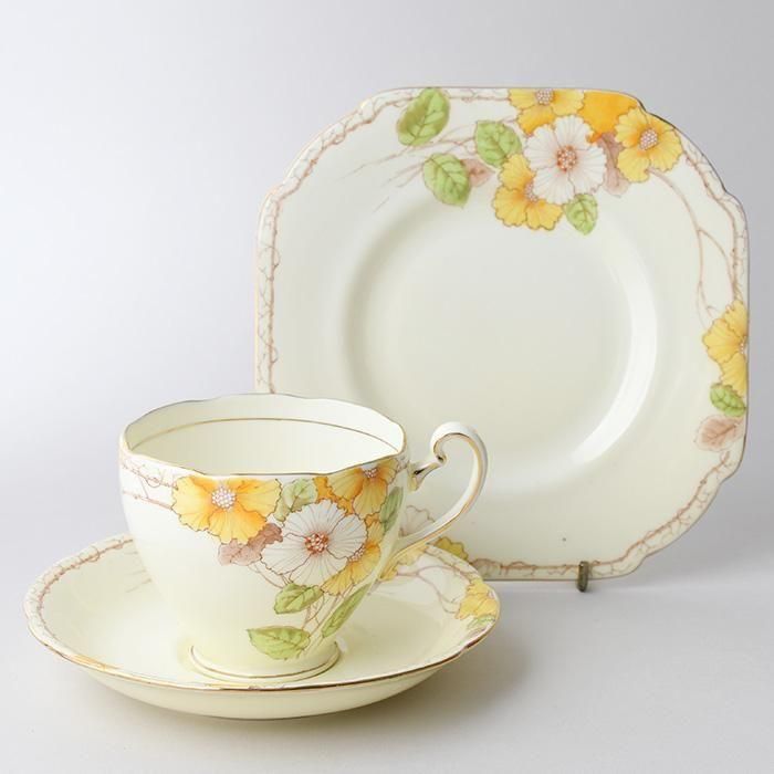 ビンテージトリオ GRAFTON CHINA グラフトン社 DAWLISH ドー