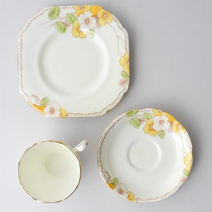 ビンテージトリオ GRAFTON CHINA グラフトン社 DAWLISH ドー