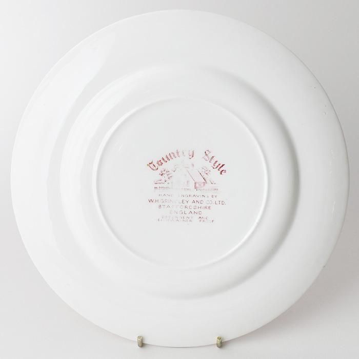 ビンテージ ケーキプレート 2枚セット W.H. GRINDLEY グリンドレー社