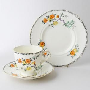 英国アンティーク　ニューホール　トゥルートリオ アンティーク食器｜Coalport コールポート｜トリオ・ティー