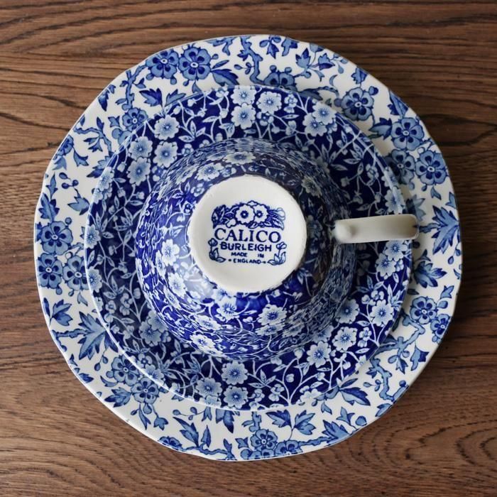 【英国限定】バーレイ×Bedeck テーブルランナー　ブルーキャリコ 楽天市場】Burleigh(バーレイ) 英国食器 ブルーキャリコ柄