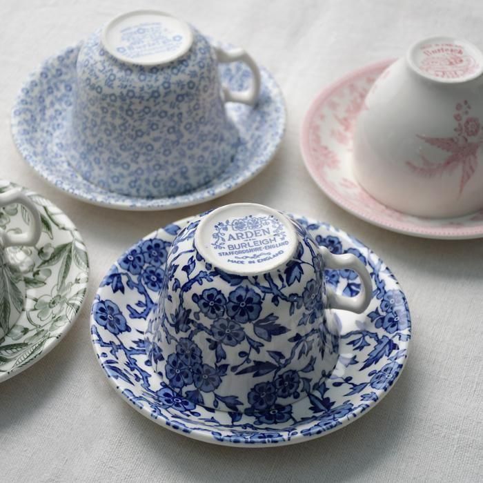イギリス食器 Burleigh ブルーアーデン カップ&ソーサー｜バーレイ正規