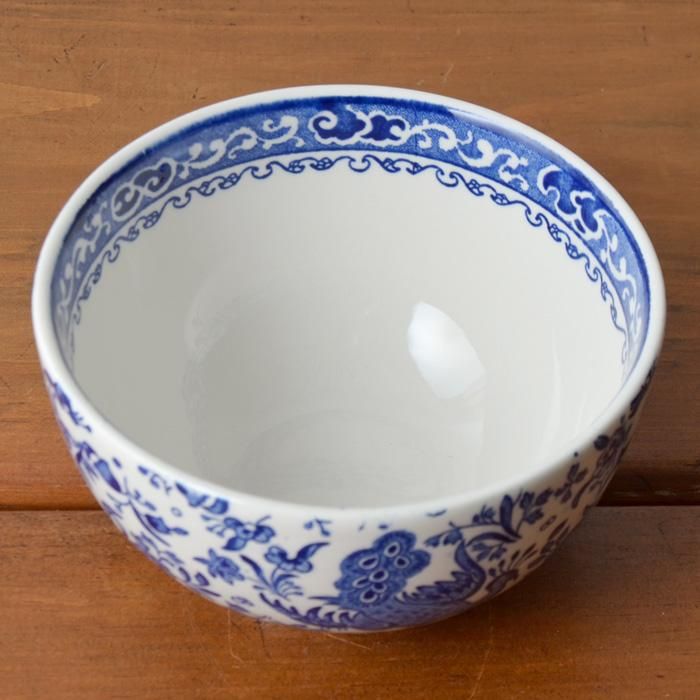イギリス食器 Burleigh ブルーリーガルピーコック シュガーボウルL