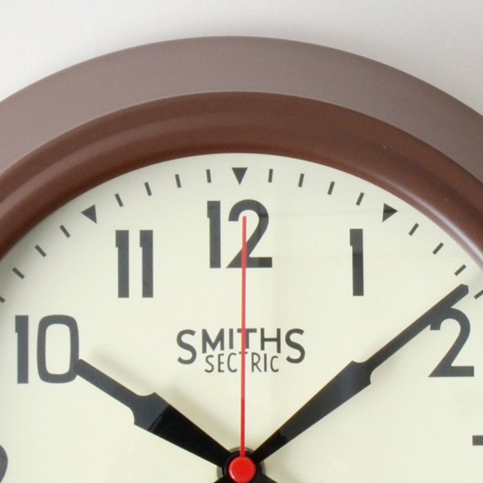 SMITHS CLOCK レトロウォール ブラウン - 輸入・アンティーク雑貨「ANTRO」アントロ