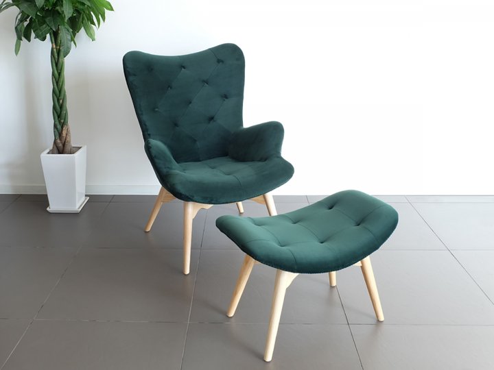 Contour Chair（コンターチェア） / パッチワーク（ブルー）＿北欧照明,デザイナーズ家具通販【R&Mインテリアストア】