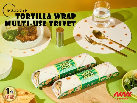 【Niknax】Tortilla Wrap Multi-use Trivet / シリコンマルチマット - Ru0026M Interior Store