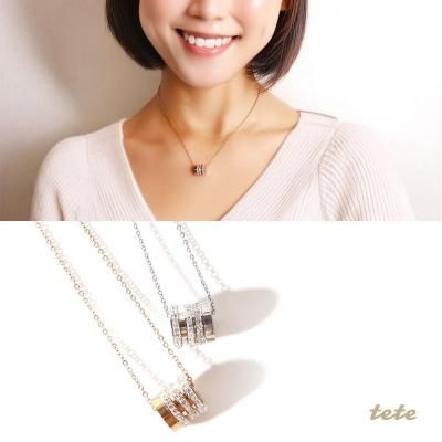 カラムネックレス | サージカルステンレス - アゲハジュエルズWEB SHOP