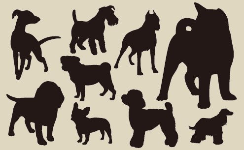 1000以上 犬 イラスト シルエット 日本のアニメの壁紙 Hdmi