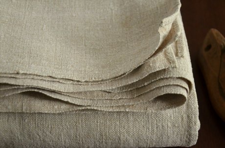 フランス製 アンティーク 19世紀 手織り シャンブルリネンシーツ