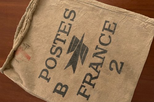 フランス製 郵便局の麻袋 POSTES FRANCE Ｓサイズ - アンティーク