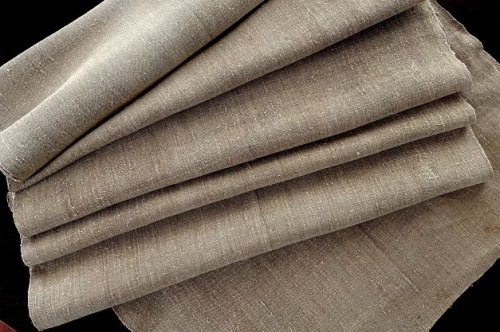 ハンガリー製 手織りリネン 67×529 - アンティークファブリック専門店 