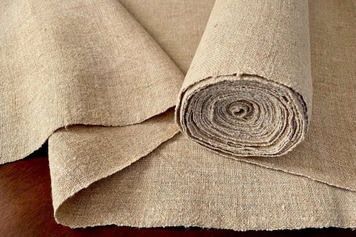 ハンガリー製 手織りリネン 49×100 - アンティークファブリック専門店 