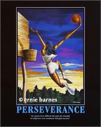 Perseverance (The Dunk) [Poster] - アーニー・バーンズ Ernie Barnes