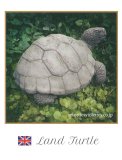 イギリス製　ガーデンオーナメント　かめ　亀　陸亀　リクガメ　石材　ストーン