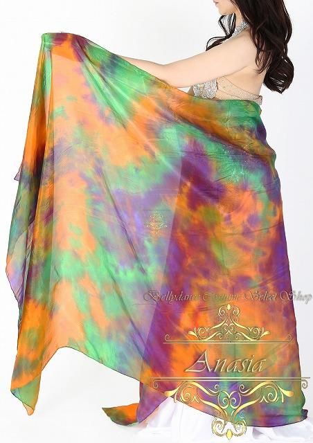 ベリーダンス高級シルクベール R26-19サイズ240cm*112cm