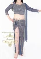 新品未使用品　ベリーダンス衣装HOYDA パープル　新作オリエンタル衣装 ベリーダンス衣装 HOYDA パープルメタリック オリエンタル衣装