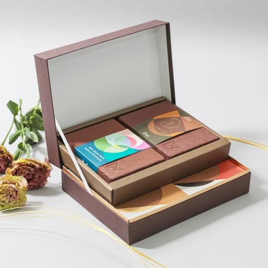 スイーツセレクションBOX（トリュフ・カシューチョコ・6枚/ダークミルク）【熨斗無料】