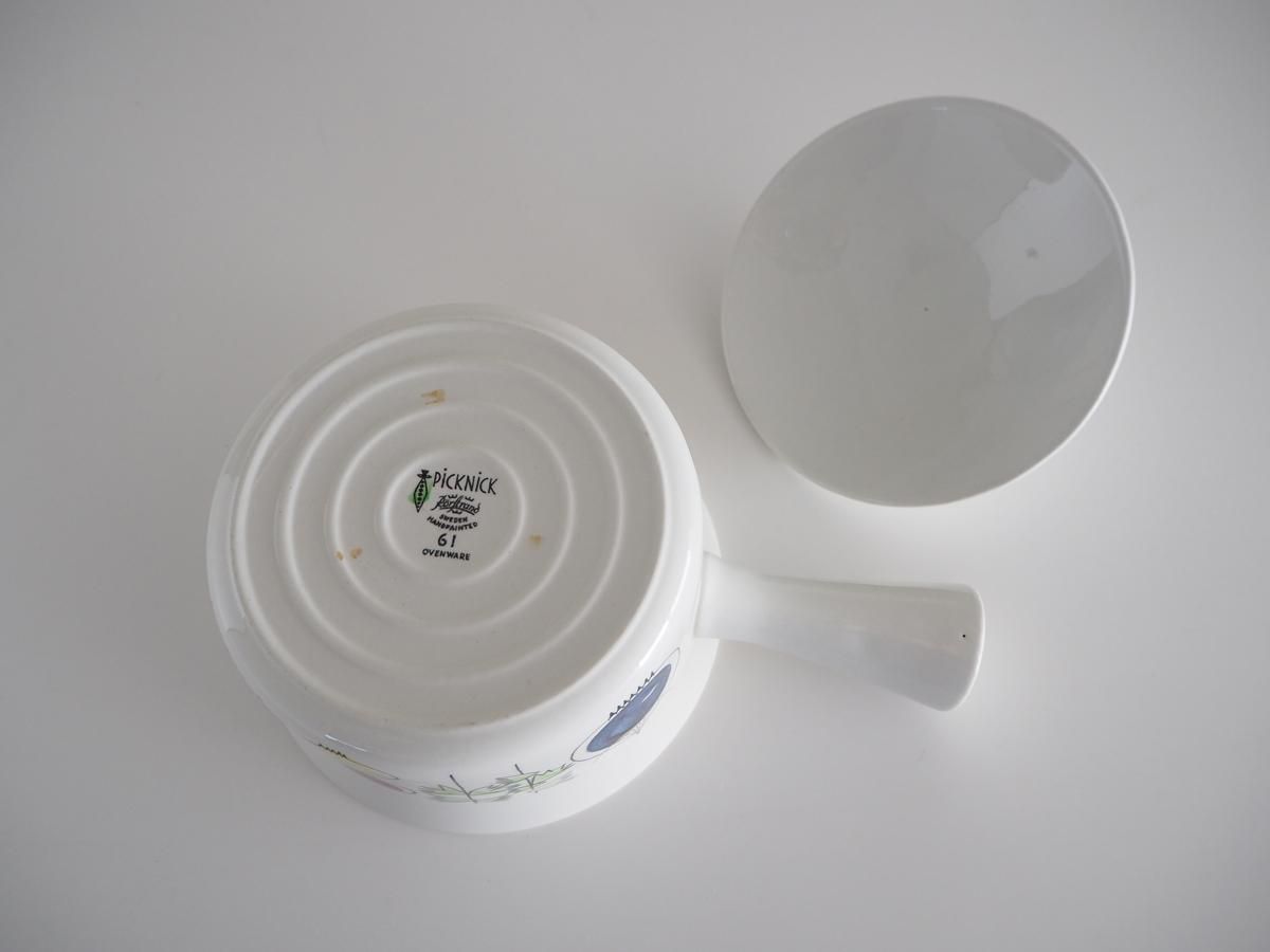 Rorstrand Picknick 片手キャセロール - 北欧アンティーク