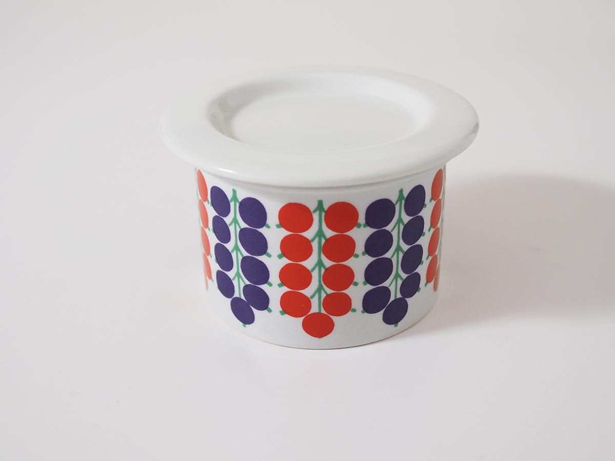 Arabia Pomona　ポモナ　ジャムポット ARABIA/アラビア Pomona/ポモナ ジャムポットH9cm コケモモ 001