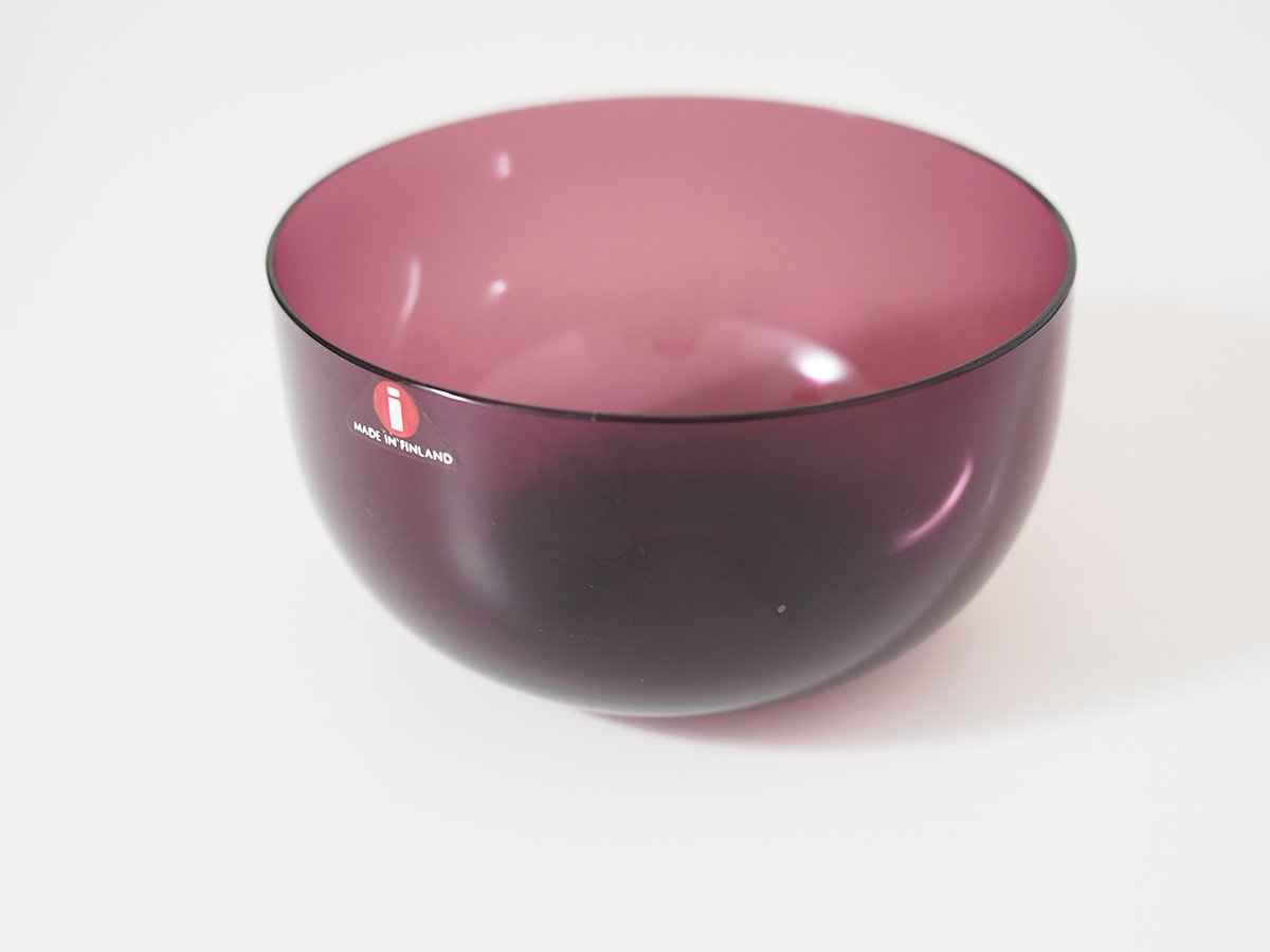 Iittala ガラスボウル パープル - 北欧アンティーク/ヴィンテージ食器や雑貨のお店 le petit bourgeon (ル プティ  ブルジョン)