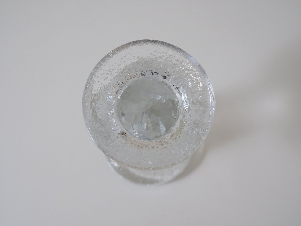 (デンマーク)ガラス  キャンドルホルダー