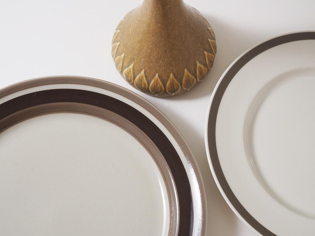 antique mini plate ୨୧ ディネット 小さなお皿 ブラウン