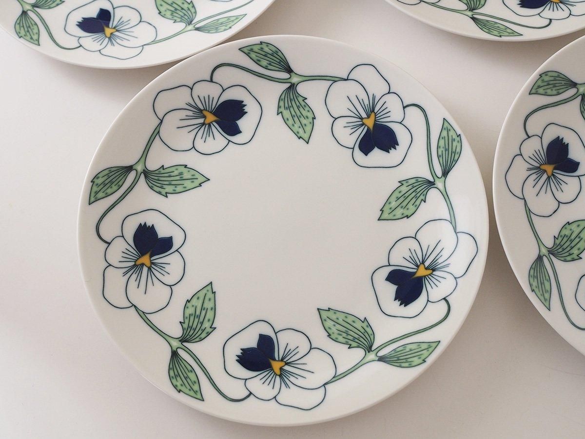 シルヴィア・レウショヴィウ　ロールストランド　小皿　花　北欧ヴィンテージ 　大 シルヴィア・レウショヴィウ ロールストランド 小皿 花 北欧
