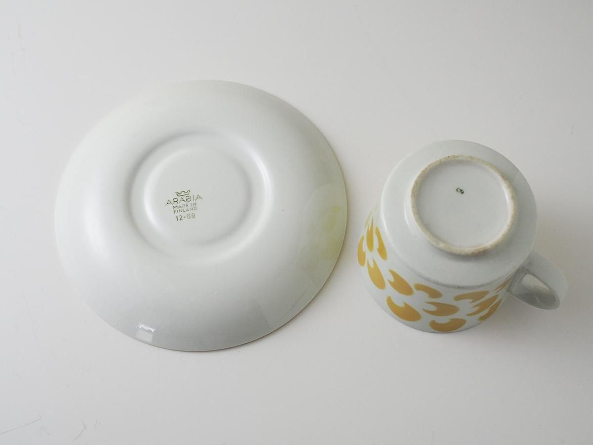 Arabia ステンシル/イエロー C&S - 北欧アンティーク/ヴィンテージ食器