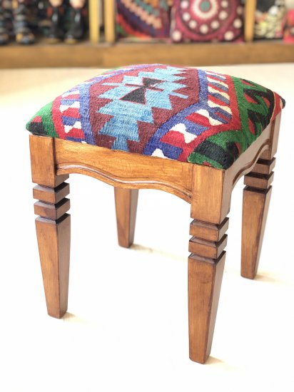 キリムスツール椅子　　トルコ雑貨のNovaroma