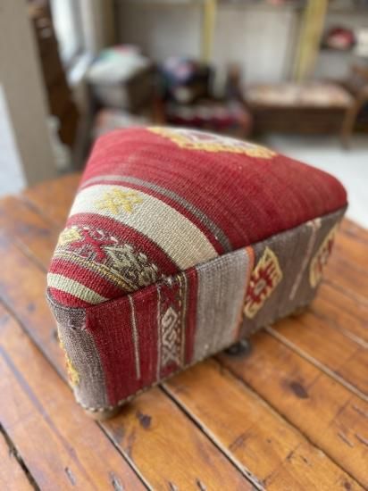 トルコ オールドキリム オットマン オールドキリムオットマン（小）/古道具・アンティーク | DONOVAN