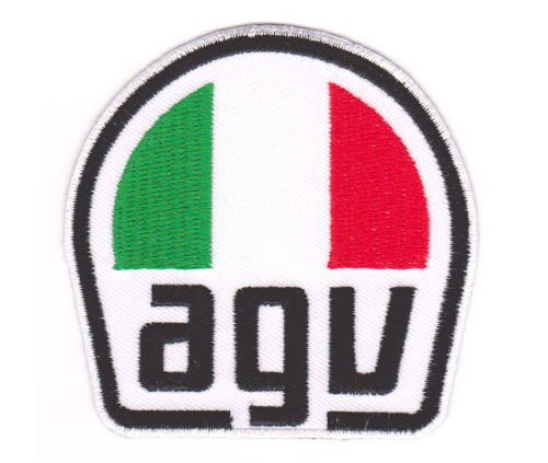 AGV ヘルメット logo- ワッペン、パッチ (7.5*7.5cm) #002 - 激レア