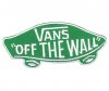 <img class='new_mark_img1' src='https://img.shop-pro.jp/img/new/icons15.gif' style='border:none;display:inline;margin:0px;padding:0px;width:auto;' />Vans - Off The Wall  Skateboards (Green) logo- åڥ󡢥ѥå (4.5*9.9cm) 