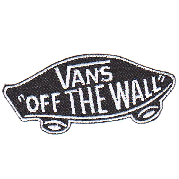 Vans - Off The Wall Skateboards Patch (Black-White) logo- ワッペン、パッチ  (4.5*10.0cm) - 激レア！Wappen,ワッペン,Patch,パッチ,アイロンワッペン,刺繍ワッペン,アップリケを通販してます！ ...