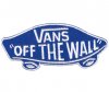 <img class='new_mark_img1' src='https://img.shop-pro.jp/img/new/icons15.gif' style='border:none;display:inline;margin:0px;padding:0px;width:auto;' />Vans - Off The Wall  Skateboards Patch (Blue) logo- åڥ󡢥ѥå (4.5*10.0cm) 